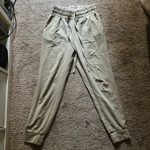 Revamped khaki joggers, size small